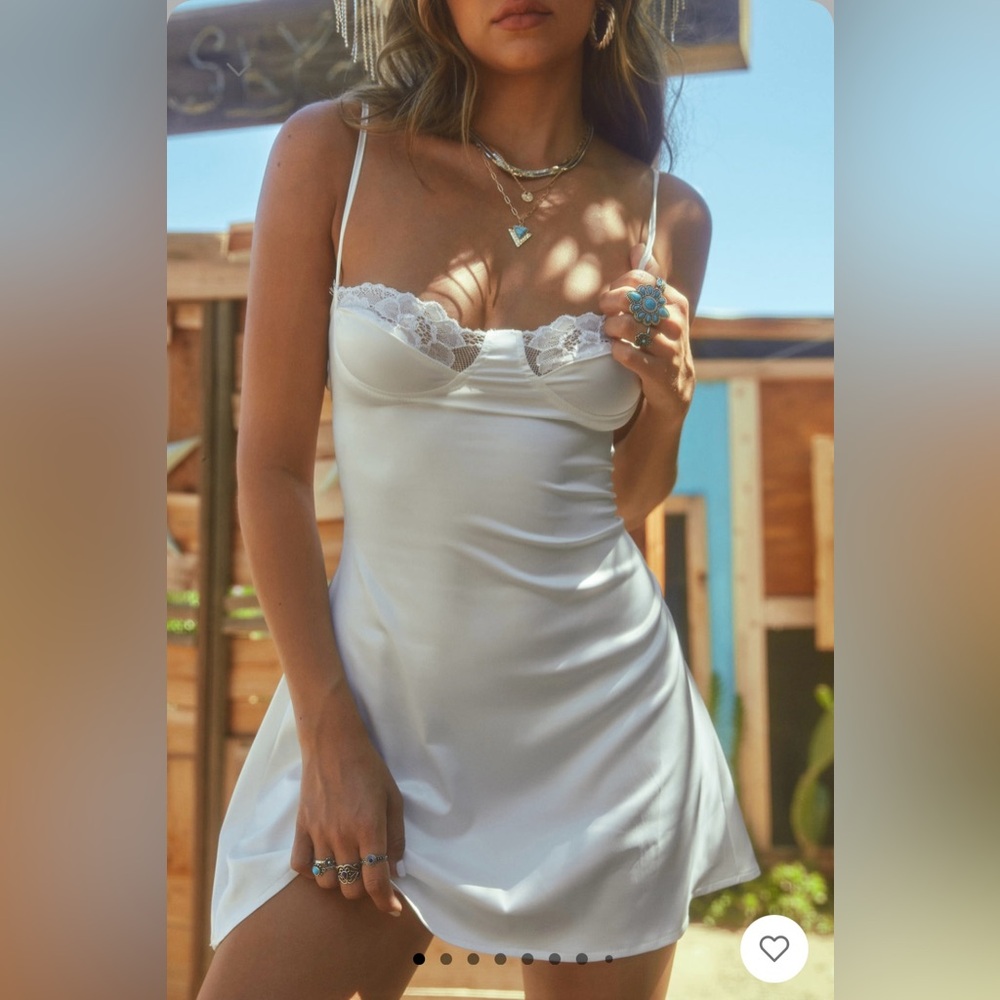 Afterparty Access Mini Dress- White